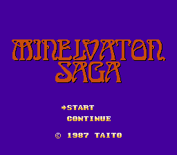 Minelvaton Saga (english translation) Title Screen